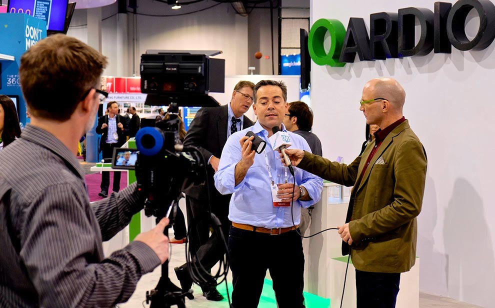 Live interview on the CES Digital Health Live show floor