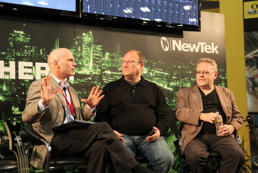 Tim Reha hosting a live technology interview at SXSW